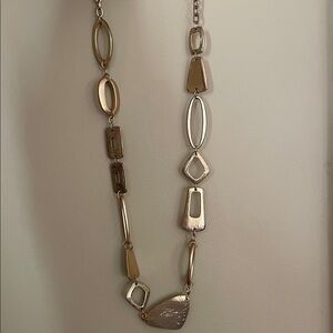 Chico's vintage Gold-Toned Abstract Necklace statement necklace